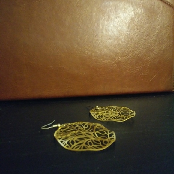 Gold Statement Earrings - Picture 4 of 4